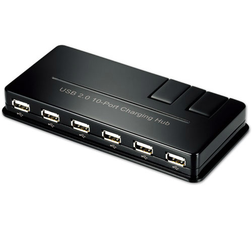 HU2SA0 USB 2.0 10-Port Charging Hub