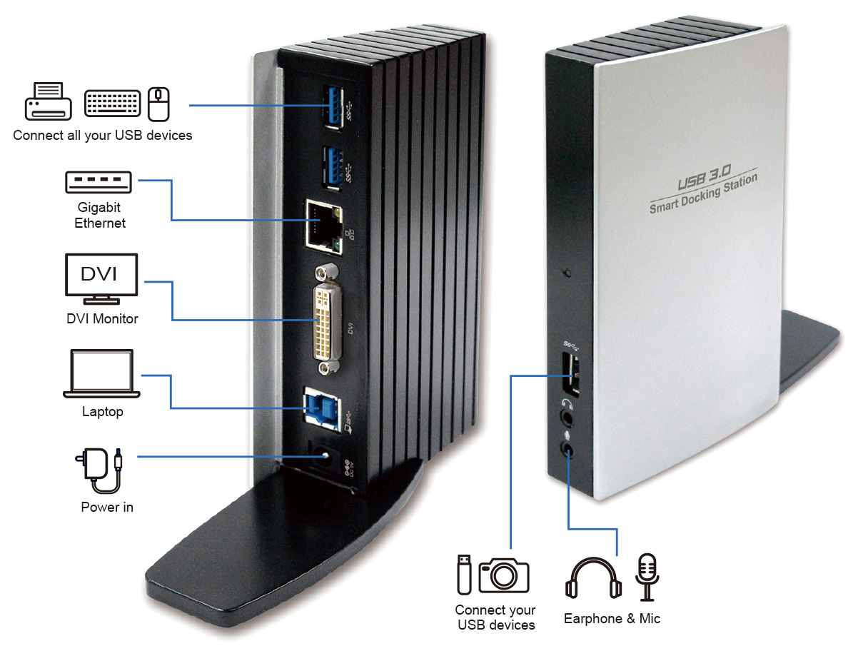 DU3500 USB 3.0 Smart Docking Station