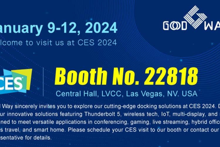 CES 2024-Good Way to showcase the highlights of docking station at CES 2024